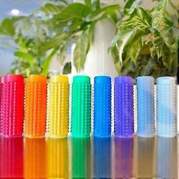 Little Ouchies Fidget, Fick-Mini Fidget Leksak, Spiky Grippie Stim Nyckelring red