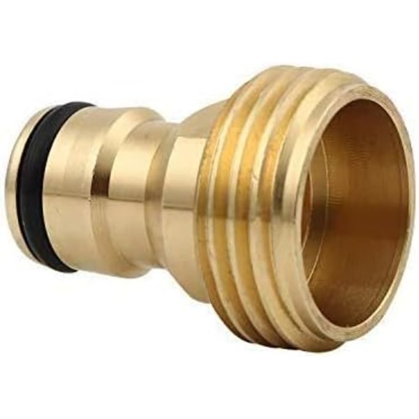 2 stk. Have Slange Hurtigkobling 3/4 Tommer Messing Han Gevind Slange