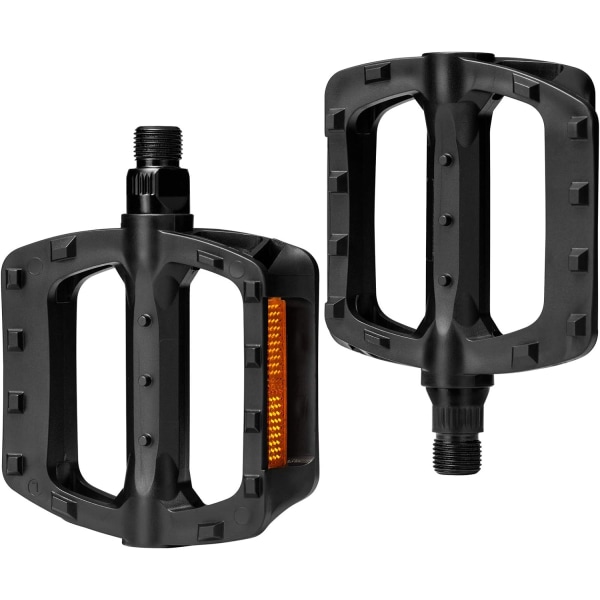 1 par pedaler Sykkelpedal MTB BMX Road Sykling Flat Pedaler Anti-Sli