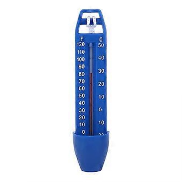 Flydende pooltermometer vandtermometer med snor til swimmingpool spa badekar