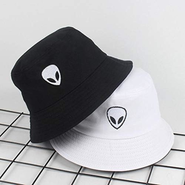 Bucket Hat, Bomull Bucket Hat, Unisex hopfällbar fiskehatt, Sun