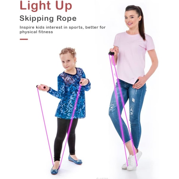 Jump Rope LED sjippetov Light Fitness sjippetov, Light U