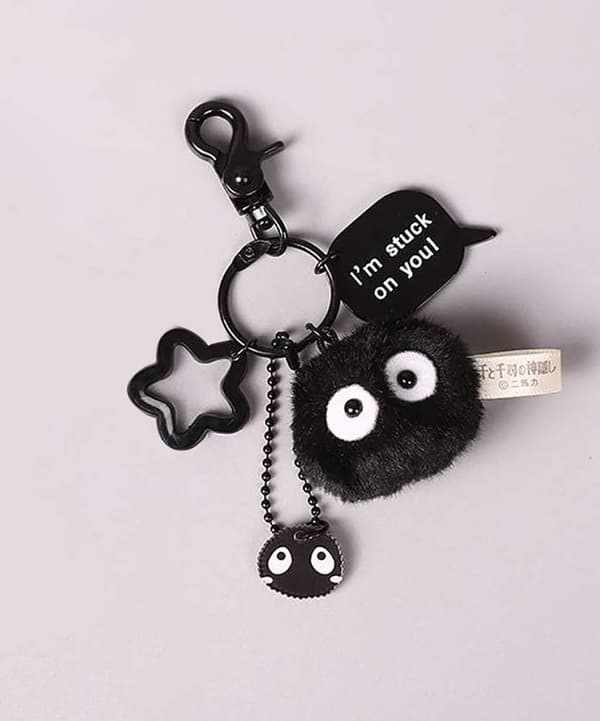 Pölypörrin Soot Sprite -Plush-avaimenperä (Tyyli A)