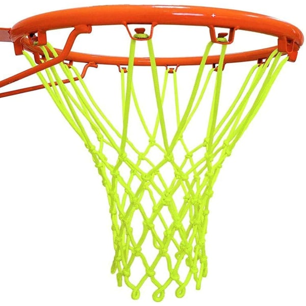 Fluorescerande basketnät, lysande basketnät lyser i mörkret