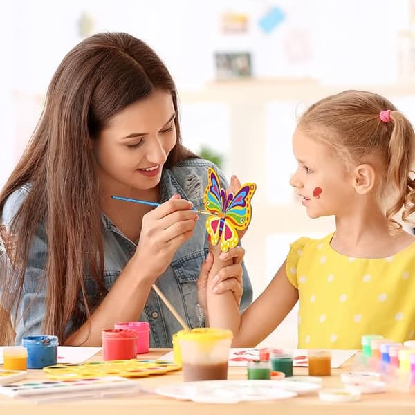 10 DIY 3D-sommerfuglsett i tre - Kunsthåndverk for barn -