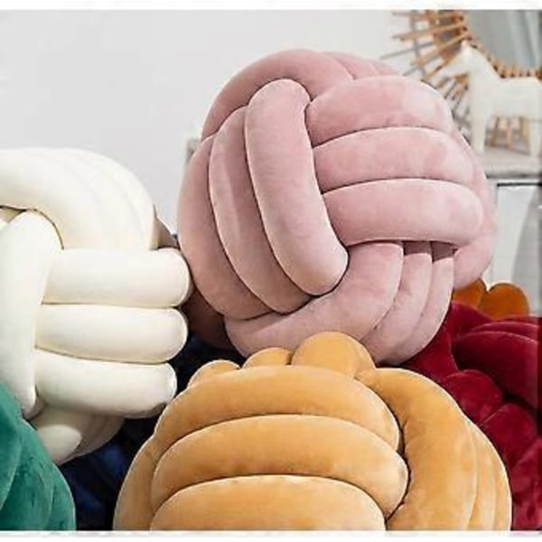 Knutepute Hjem Dekorativ Pute, Moderne Hjem Sofa Dekor Pynteputer red