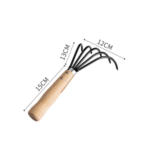 Kort håndtak, 14 cm for graving av jord og blader, skjell, sjømat