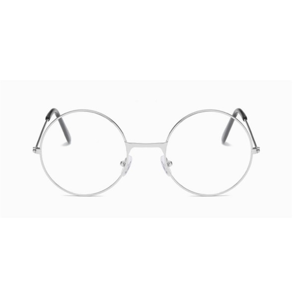 Rose Gold Frame Hvid Folie Guld Frame - Unisex Rund Form Glasse