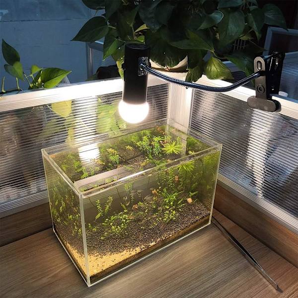 E27 Keramisk Fatning med Klemme og 1,3m Kabel til Krybdyrlampe, maks. 300W, Fleksibel Sort E27 Terrarium Fatning til Skildpadde, Clip-on Varmelampe til Kylling Hvalp