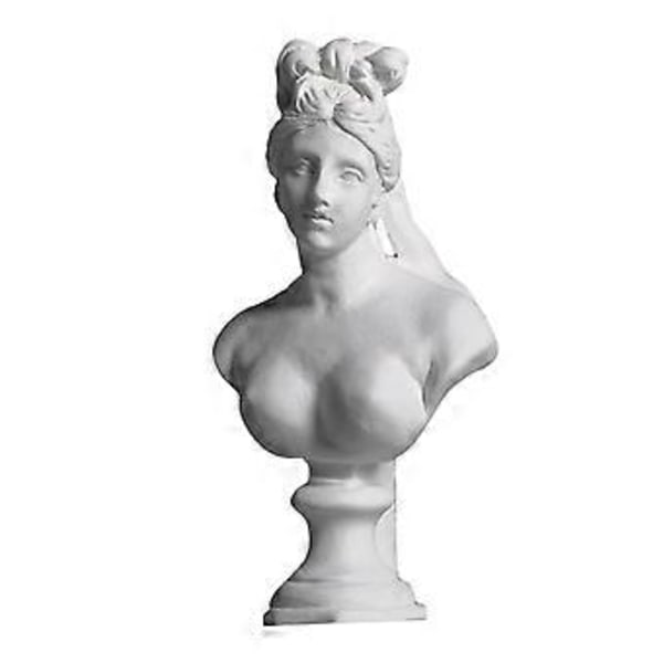 2.4 Tommers Klassisk Resin Gresk Hode Byste Statue Skulptur Figur Hjem Dekor Statue (Sona) Sona
