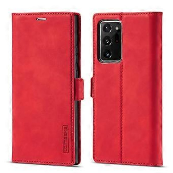 Samsung Galaxy Note20 Ultra -nahkakotelo Red