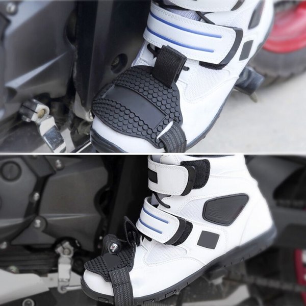 Motorcykel Skyddsväxel Pad Skor Stövlar Scuff Protector
