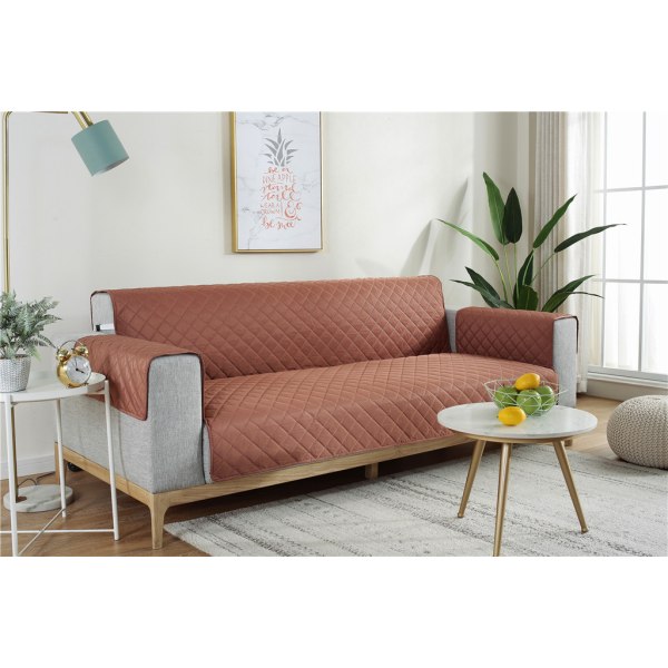 (Orange, 3 Sits) Vattentät Soffa Överdrag Soffa Överdrag Canape Protec
