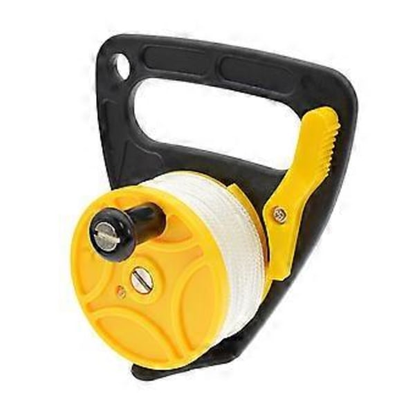 Dykrulle med tumstopp Scubas Spärrar Dyk Rulle Dykutrustning för Undervattensdykning/Grottdrift Dykning Gul Yellow