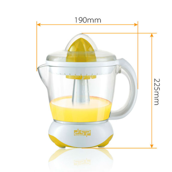 1 stk Hvit Elektrisk Juicer - Juicer for Appelsiner og Sitroner
