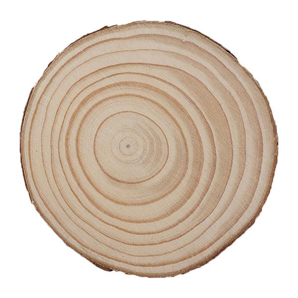 4 st Hem Rund Ljusbricka Trä Enkel Ljusstake 7-9cm
