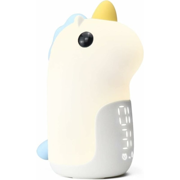 Children's Alarm Clock and Night Light with Snooze, Rechargeable