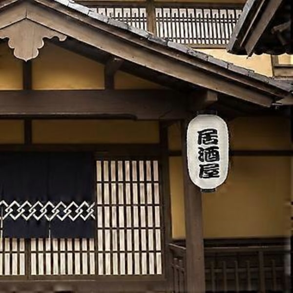 2 st Japanska Lyktor Siden Traditionella Japansk-stil Lyktor Sushi Bar Lykta