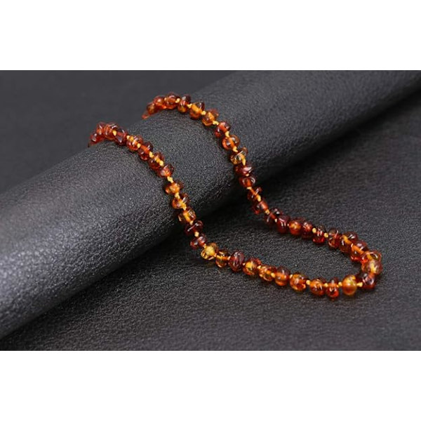 Ravhalsband (unisex) -- Baltiskt rav halsband