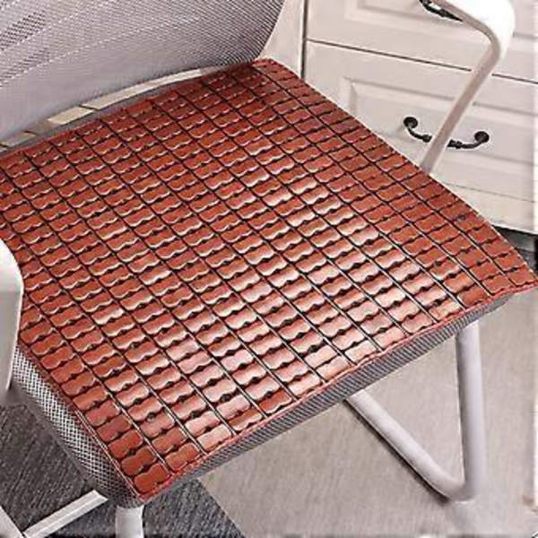 Träsitsdyna för sommaren 45cm 50cm Fyrkantig dyna för sval och bekväm användning i bilstolar, soffor och kontorsstolar Stil 15 Style 15 50cm