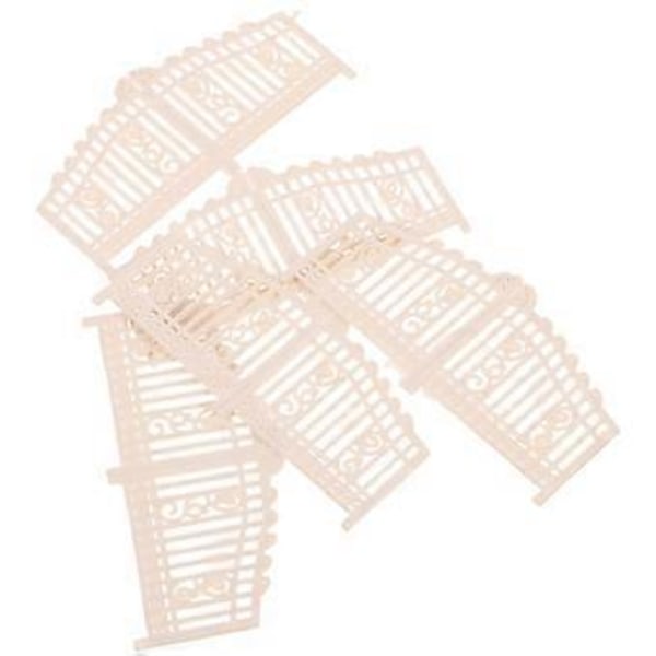 5 stk. Mini Landskaps Hageport Miniatyr Gårdsport Ornamenter DIY Simulert Hageport for DIY