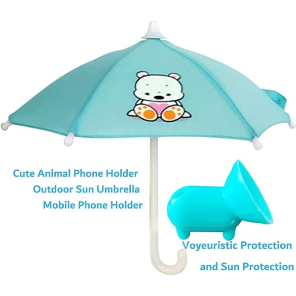 Cell Phone Paraply Sun Shade - Telefon Paraply for Sun, Mini Paraply