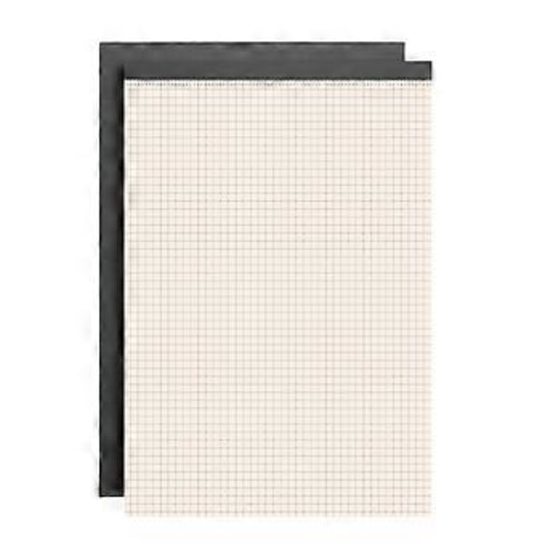 A 4 Rutat Grafpapperblock Rutat Papper Anteckningsbok Mattematiskt Papperblock 80 Ark Grafpappersblock