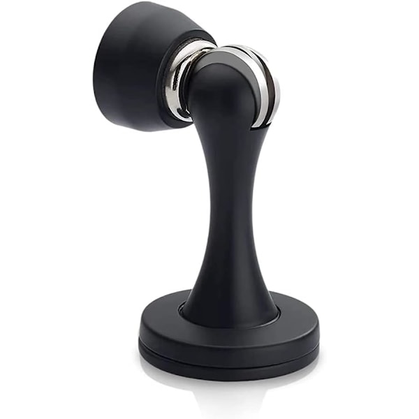 Magnetisk dørstopper, sorte dørstop, veggmontert magnet