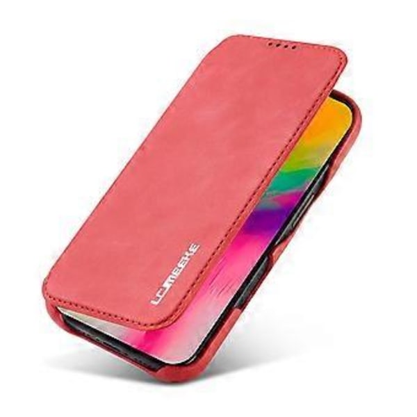 LC.IMEEKE iPhone 16 -kotelo korttipidikkeellä, jalustalla ja nahkaisella puhelinkuorella Style E