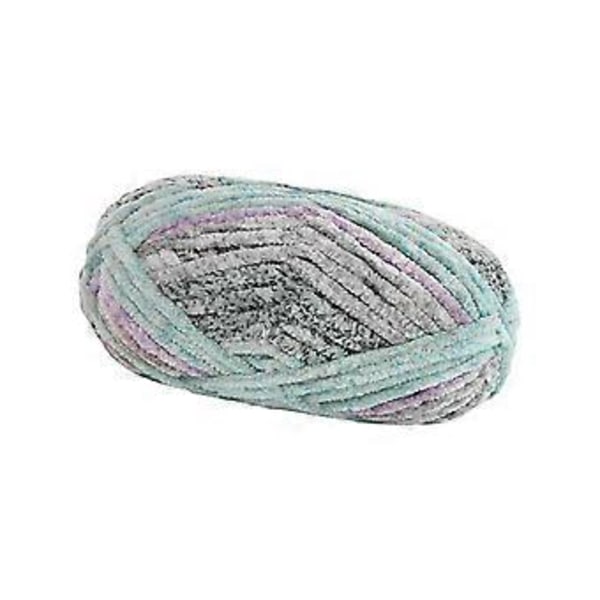 Kraftig Garn Håndstrikket Garn Jumbo Rørformet Garn Vægt Garn Super Tykt Kæmpe Uldgarn til Huer Halstørklæde Tæppefremstilling Sweater Håndværk Blå Grå Lilla Blue Gray Purple