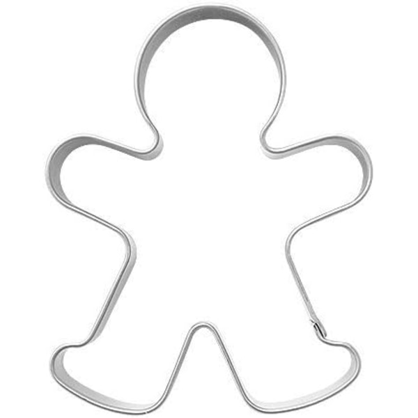 6,3*5*1,7 cm, 1 stk pepperkakeform i aluminium