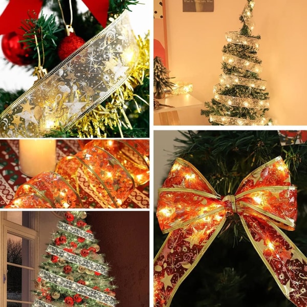 Julgransbandljus, 5 meter julgransbandljus, LED