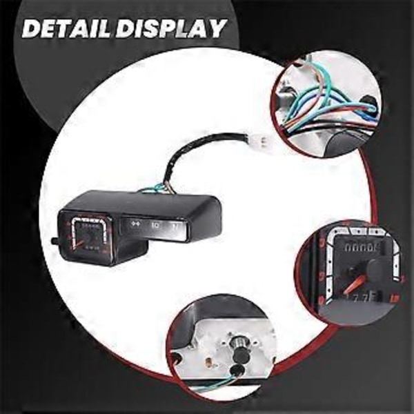 Motorsykkel LCD Digitalt Speedometer Turteller Kilometerstandsmåler for Honda XR250 CRM250 BAJA250