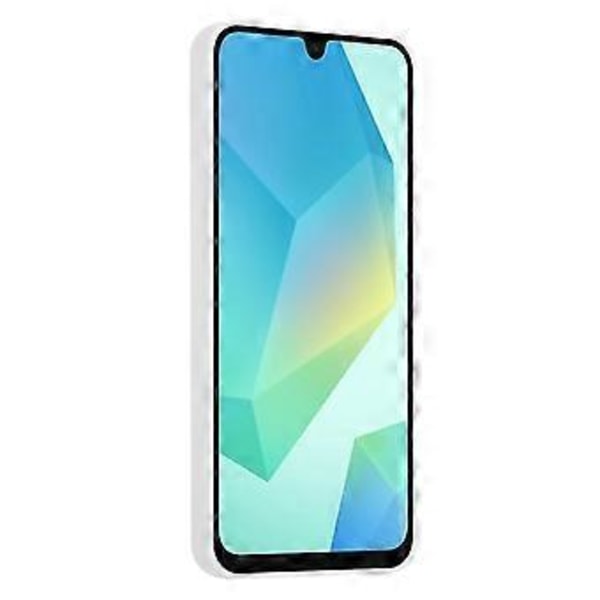 Skal för Samsung Galaxy A54 5G med Kortfack Matt Fingeravtrycksfri Baksida - Vit White