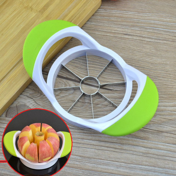 Apple cutter and peeler kit - sharp stainless steel blade with er