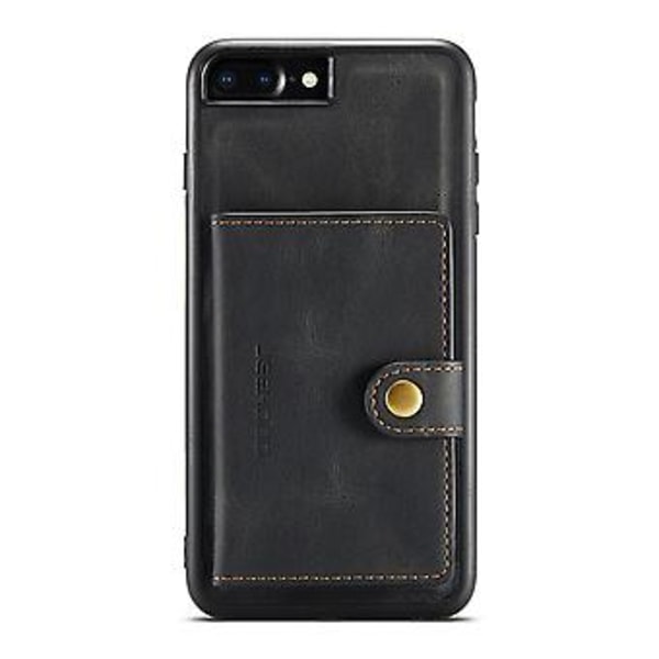 Magneettinen irrotettava suojakotelo iPhone 8 Plus & 7 Plus -puhelimille Black