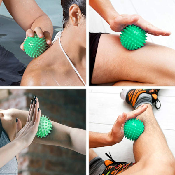 2 stk fotspikmassasjeball for plantar fasciitt fotmassasje