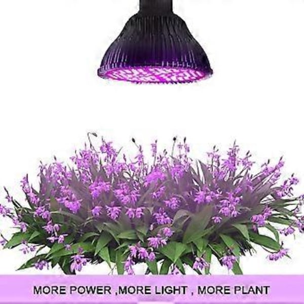 100W LED Växtlampa E27 Växtlampa Fullspektrum, Växtlampa 150 LEDs Växtbelysning Växtlampor Växtlampa för Växter Växthus Inomhusväxter