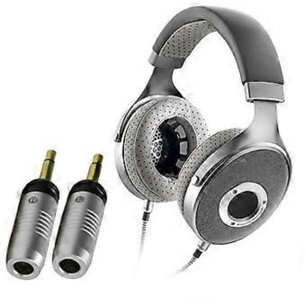 Professionelt hovedtelefonstik forgyldt 3,5 mm stereo hanstik til Focal Clear Elear Elex Elegia Stellia Sølv Silver