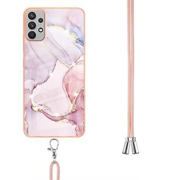 Marmor IMD TPU Mobilskal För Samsung Galaxy A33 5G Rose Gold 005