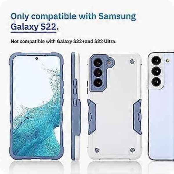 Sarja - (Samsung Galaxy S21:lle) - doubleShield-suojakotelo - ruusu valkoinen