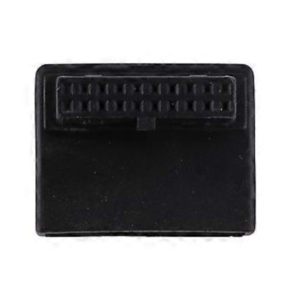Moderkortsanslutning USB3.0 19pin Hane till Hona Förlängningsadapter 90° Vinkelomvandlare Hane till Hona B