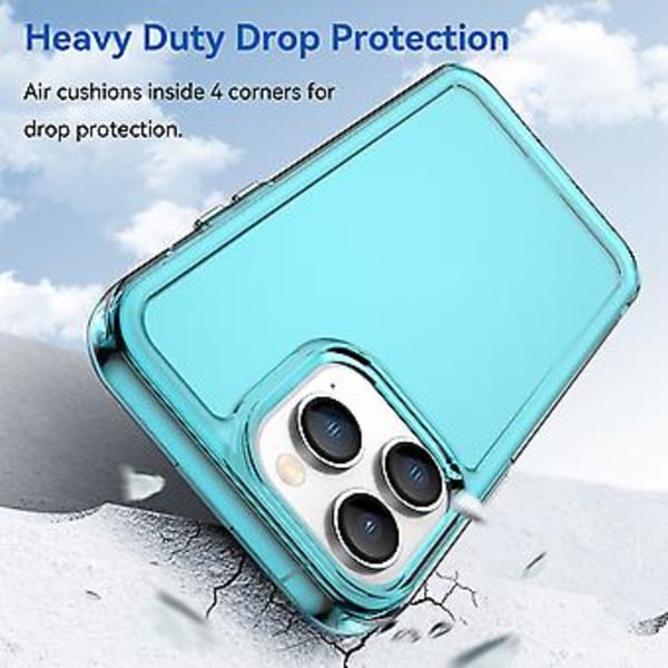 TPU-telefonfodral för iPhone 14 Pro Transparent Blue