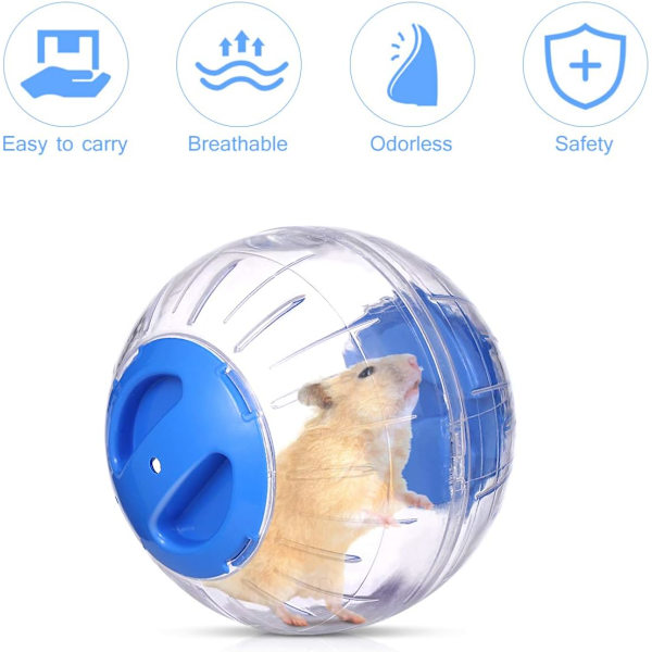 Läpinäkyvä söpö eläin hamsteri liikuntapallo mini ravia muovi