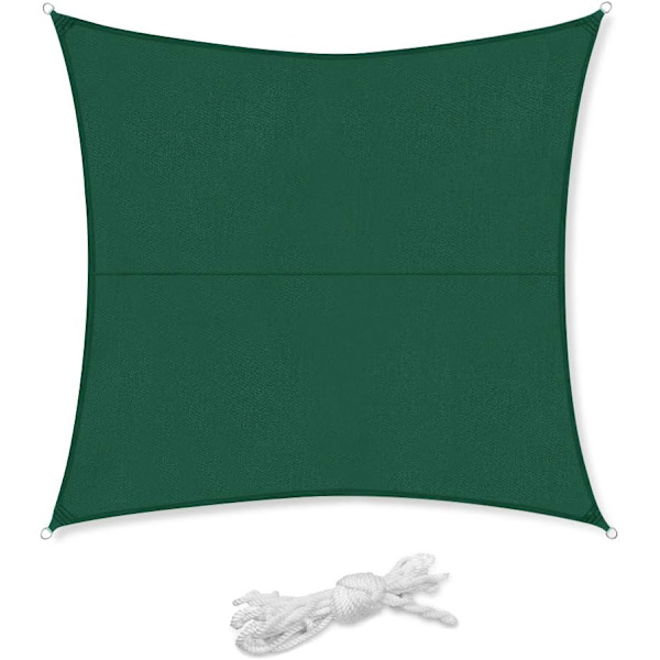 Suorakulmainen varjopurje, 3x3m, vedenpitävä, anti-UV, vedenpitävä an