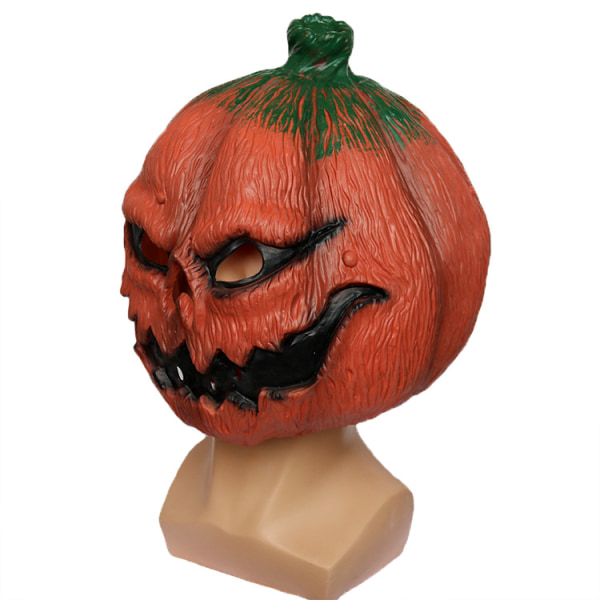 Deluxe Novelty Halloween Costume Party Props Latex Pumpkin Head