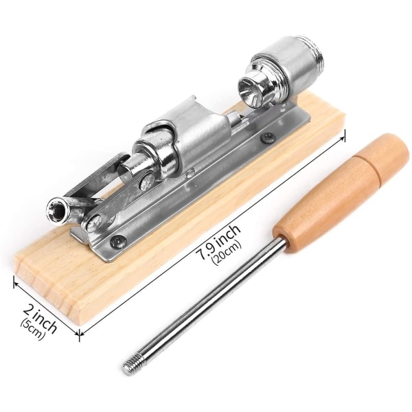 Tung Nut Pecan Cracker Plier Opener Verktyg Skrivbord Trä Bas