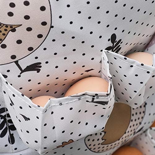 Kylling Egg Forkle Egg Holder Forkle med Lomme Morsom Egg Samling