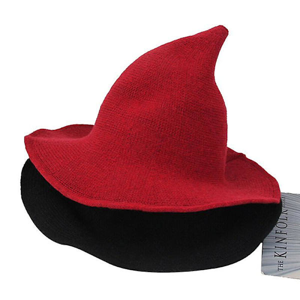Stickad häxhatt ullmössa fiskarmössor fest Xmas presenter för Wi