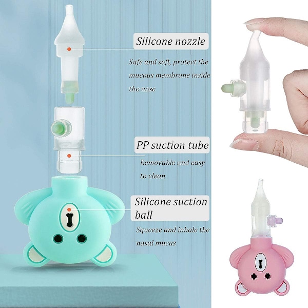 Baby Nasal Aspirator, 2stk Baby Nose Aspirator Nasal Aspirator Re